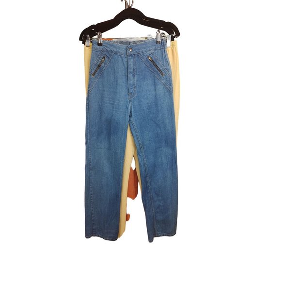 Vintage Lot of 5 Damaged Bell Bottom, Flare, Straight Leg Pants "As Is" - Picture 13 of 16